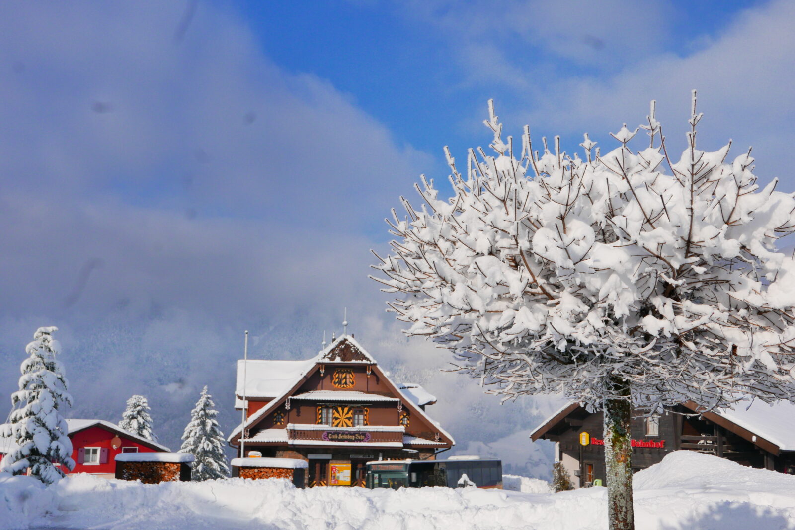 TSB Winter Bergstation von oben